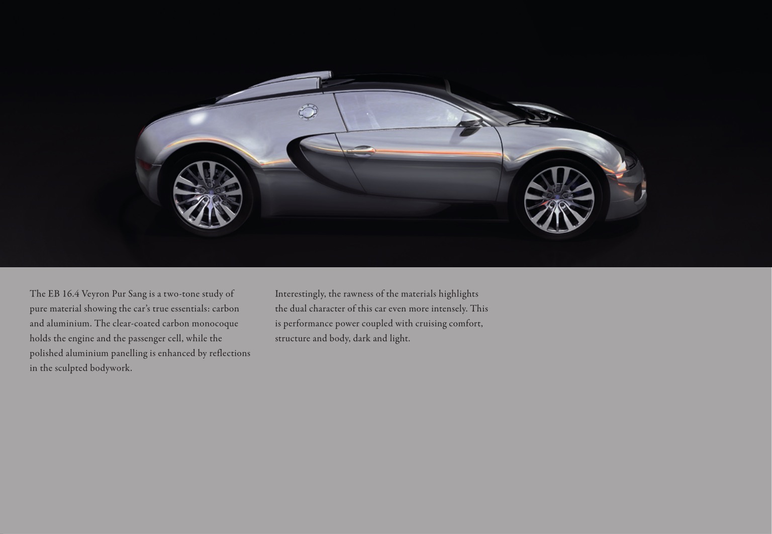 2007 Bugatti Veyron PurSang Brochure Page 20